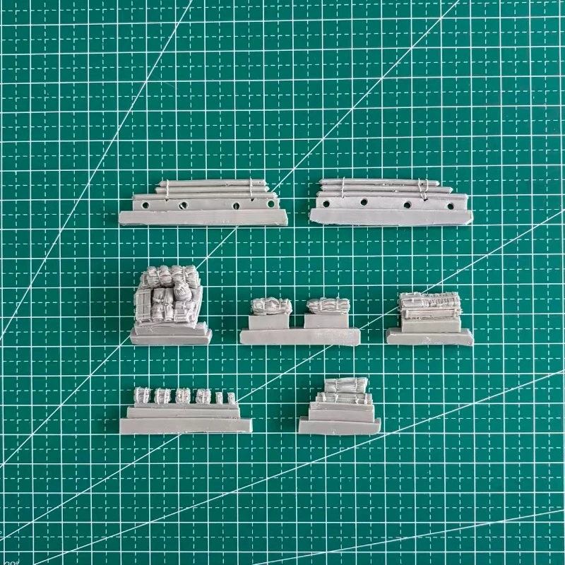 Modelo de resina fundida em escala 1/72, kit montado m4a3 105mm hvss, conjunto de acessórios (sem tanque), desmontado e sem pintura