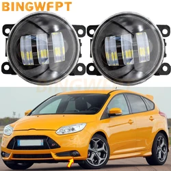 For Ford Focus ST 2012 2013 2014 2015 Super Bright Fog Lamp Assembly LED Fog Lamps Daytime Running Foglights H11 12V Fog Light
