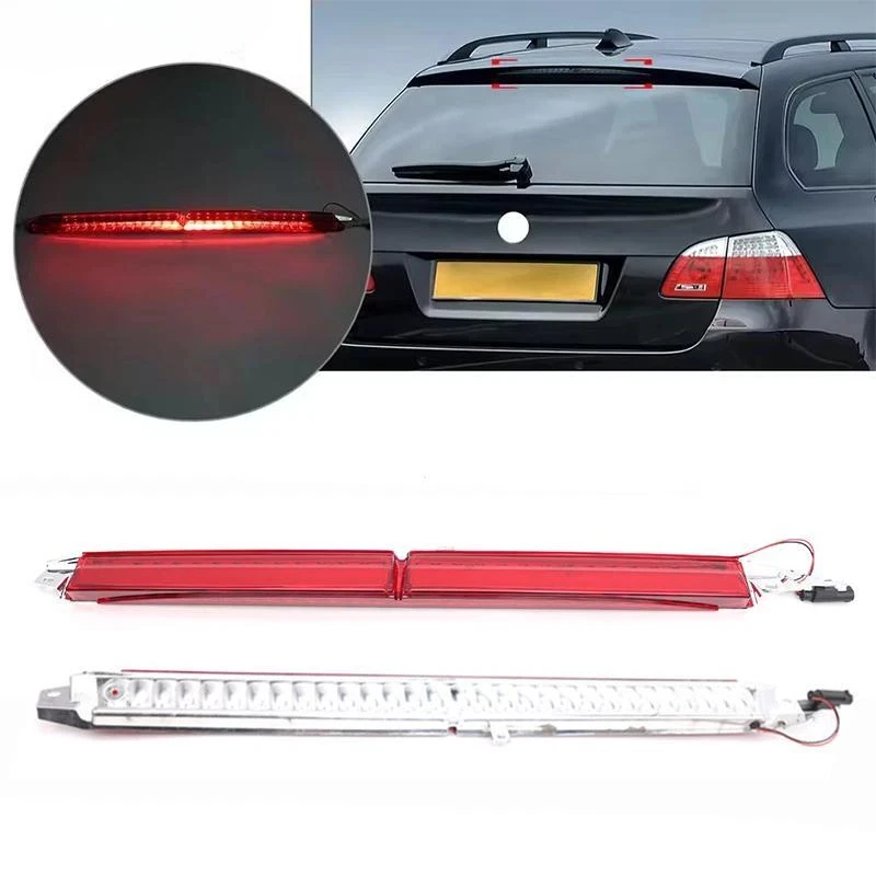For BMW 5-Series Touring E61 M5 2007-2010 High Level 3rd Third Brake Light Stop Lamp Clear Lens Car Accessories 63256925902
