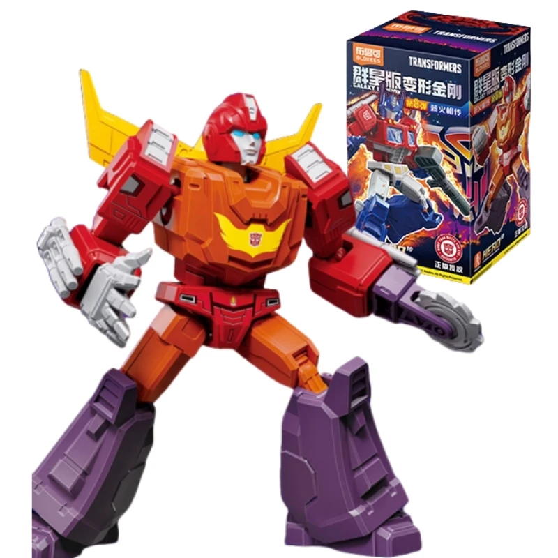 BLOKEES Transformers Star Edition 8-montage bouwstenen UNICRON HEAD Optimus Prime Metroplex mobiel model speelgoed cadeau
