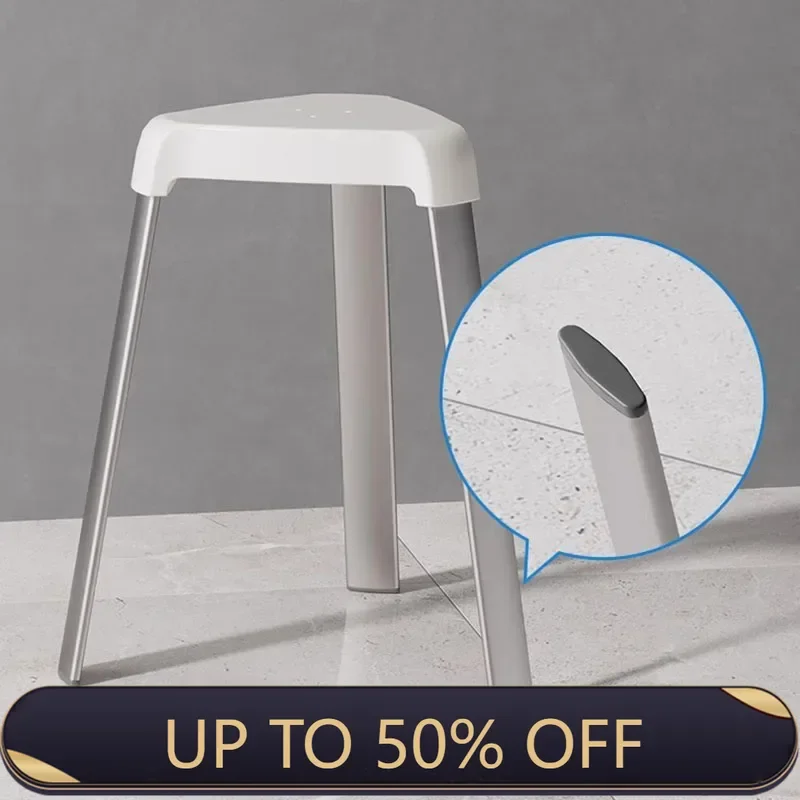 Japanese Style Triangle Shower Stool Aerospace Aluminum Bath Stool Non Slip Safety Bath Seat Elderly Pregnant Women