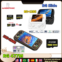 ANBERNIC RG477M RG Slide Retro Handheld Game Video Player Console 4.7-inch LTPS OCA  Android 14 Bluetooth WIFI 12G+256G PSP PS2