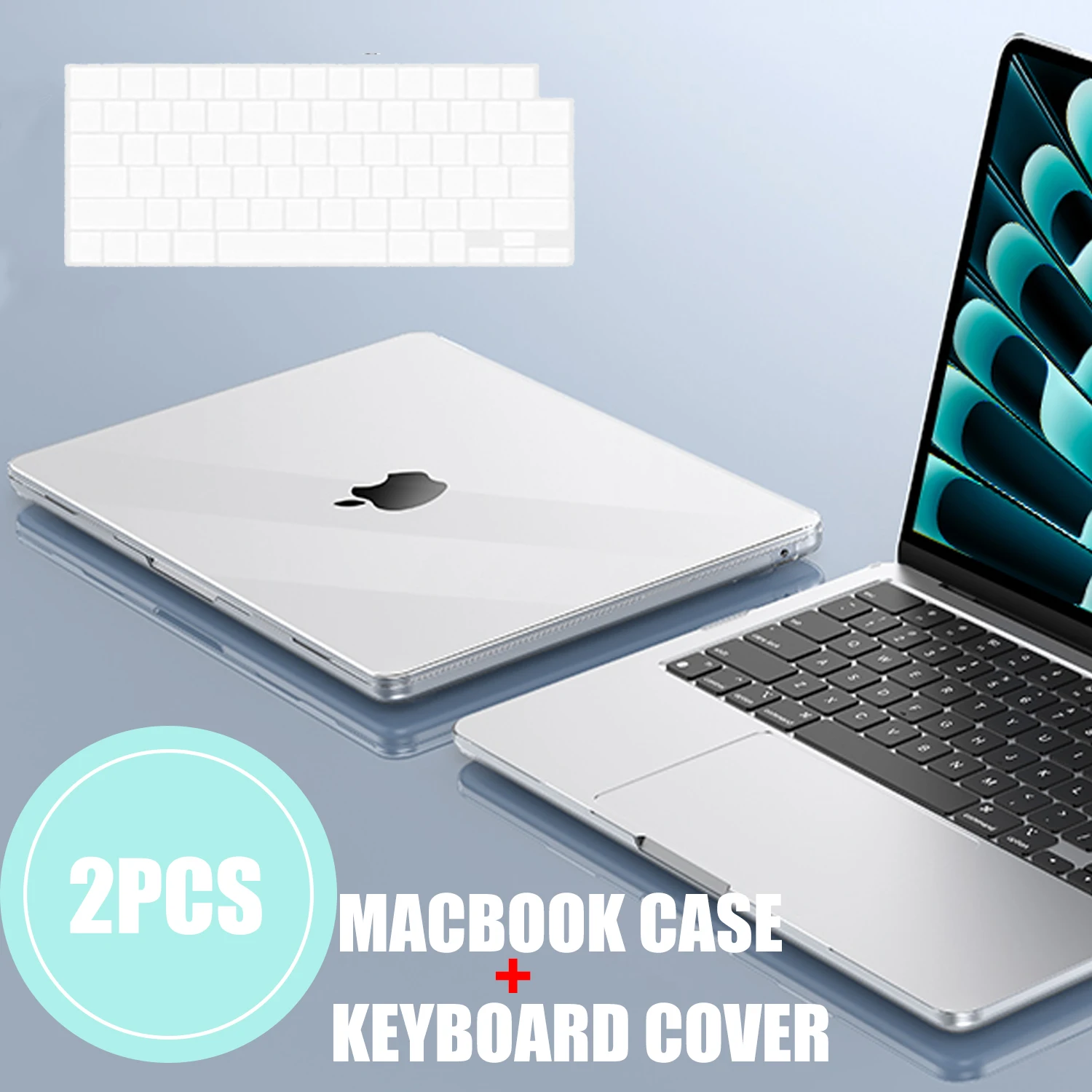Clear Scratch Case For MacBook Pro 14 inch M5 2026-2021 M4 M3 M2M1 Pro/Max Chip,Protective Hard  Cover For MacBook Air 13.6'' M5