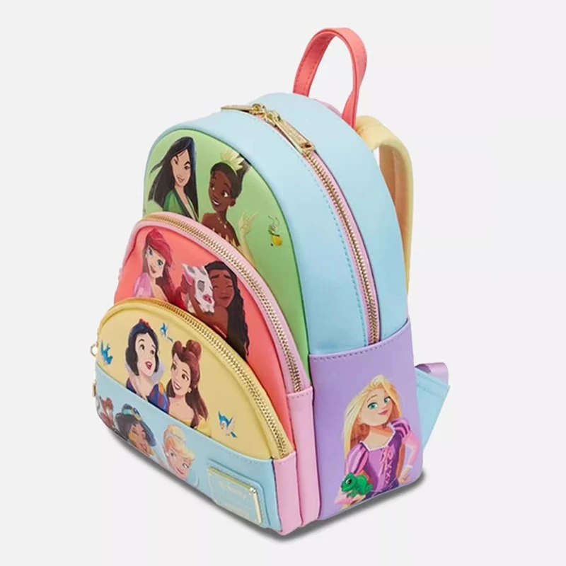 Cartoon Princess Character Collage Collection Mini Backpack Collaboration Peripheral Accessories Girls' Favorite Birthday Gift