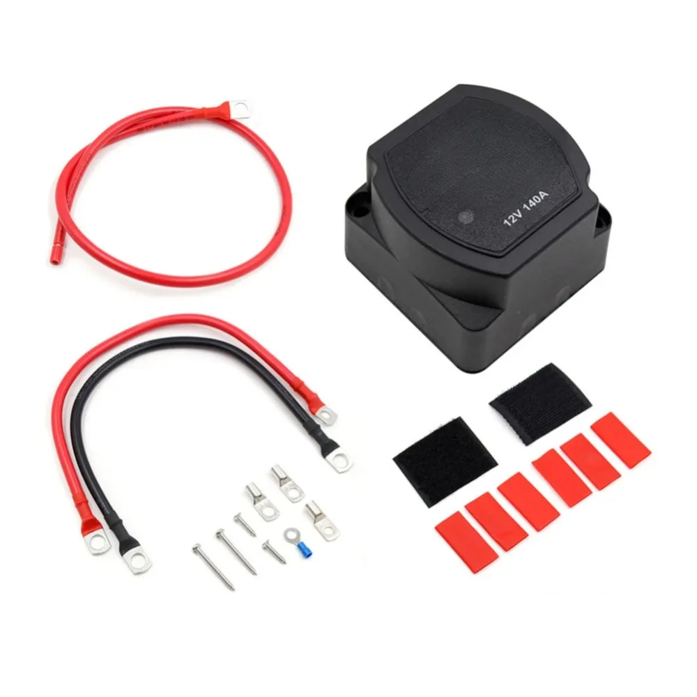 12V 140A for RVs, Yachts, SUVs, ATVs, Dual Batteries, Voltage Sensitive Relays