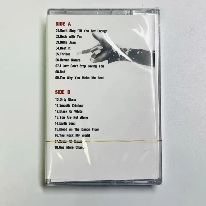 Superstar King of pop MJ Michael Jackson Music Tape Number Ones Album Dirty Diana Cassettes Walkman Car Soundtracks Box