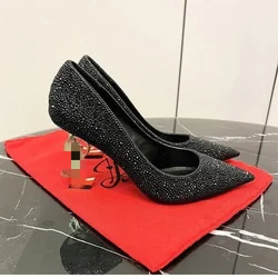 Women Luxury High Heels Fashion Ladies High Quality Sexy Banquet Party Ladies Shoes Pointed Toe Elegant Women Shoes