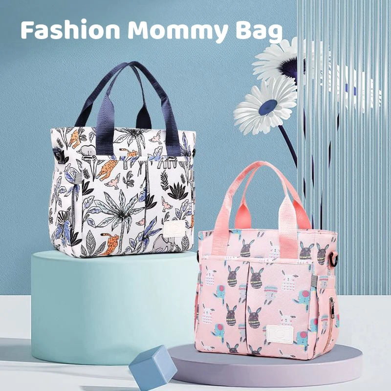 Mommy Diaper Bag For Babies LargeCapacity Organizer Waterproof Wide Opening Travel Messenger Crossbody Bag Mummy Baby Nappy Bag