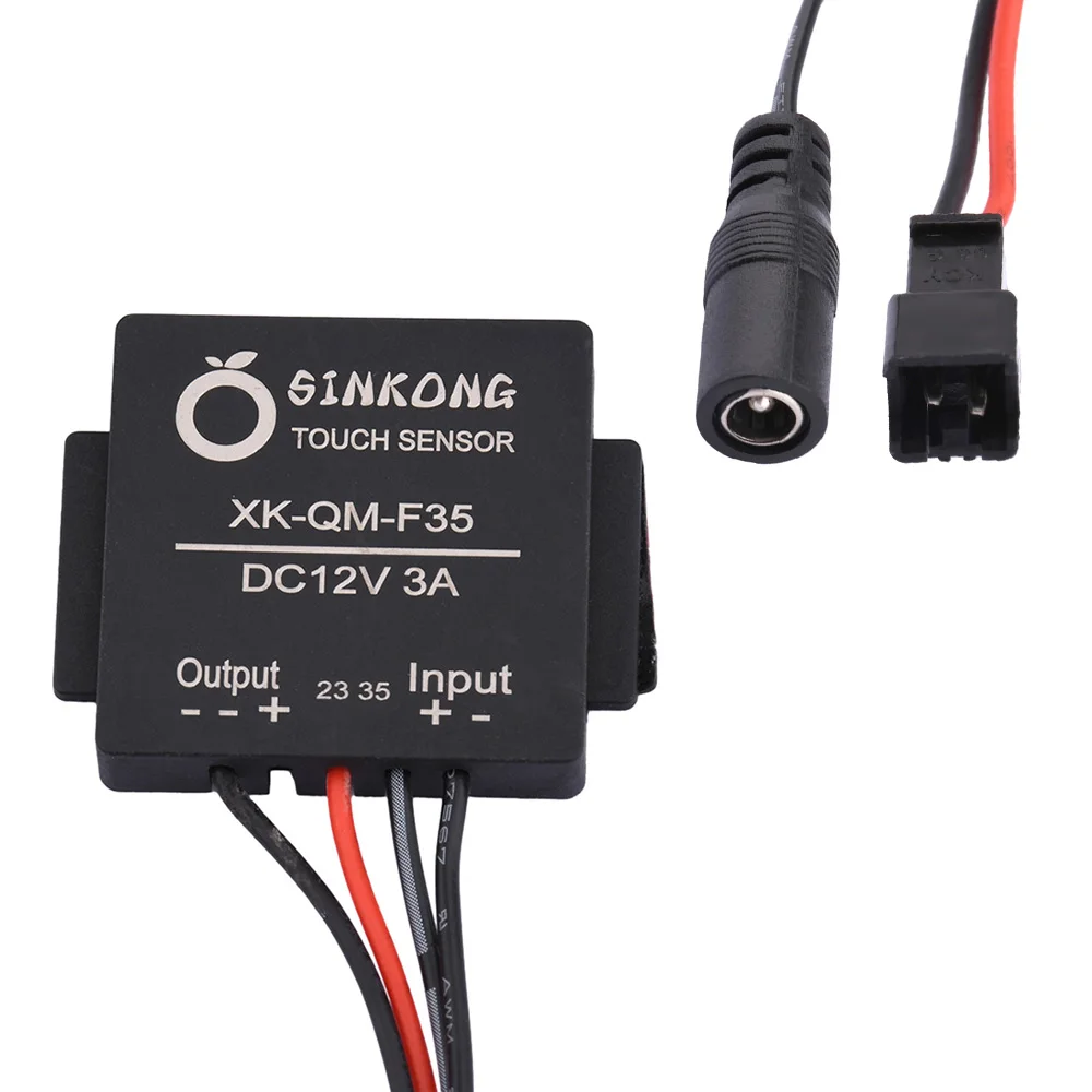 

DC 12V 3A Bathroom Mirror Switch Touch-Switch Sensor For LED Light Mirror Headlight LED Driver Module Sensor Switch