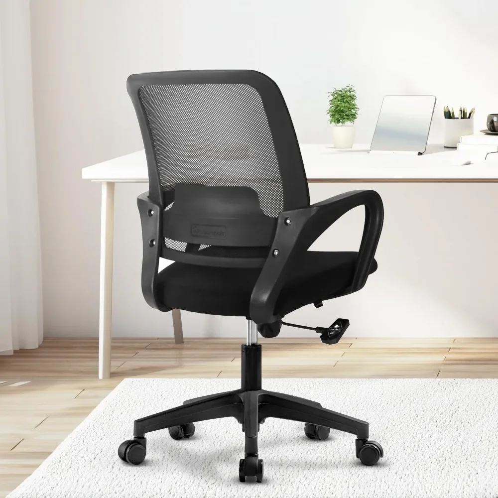 Office Chair Ergonomic Desk Chair Mesh Computer Chair Lumbar Support Modern Executive Adjustable Rolling Swivel