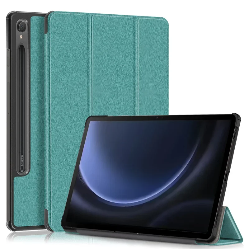 

For Samsung Galaxy Tab S9 FE 10.9'' Smart Case Flip Stand Magnetic Cover For Samsung SM-X510 SM-X516B Hard Coque Auto Wake Sleep