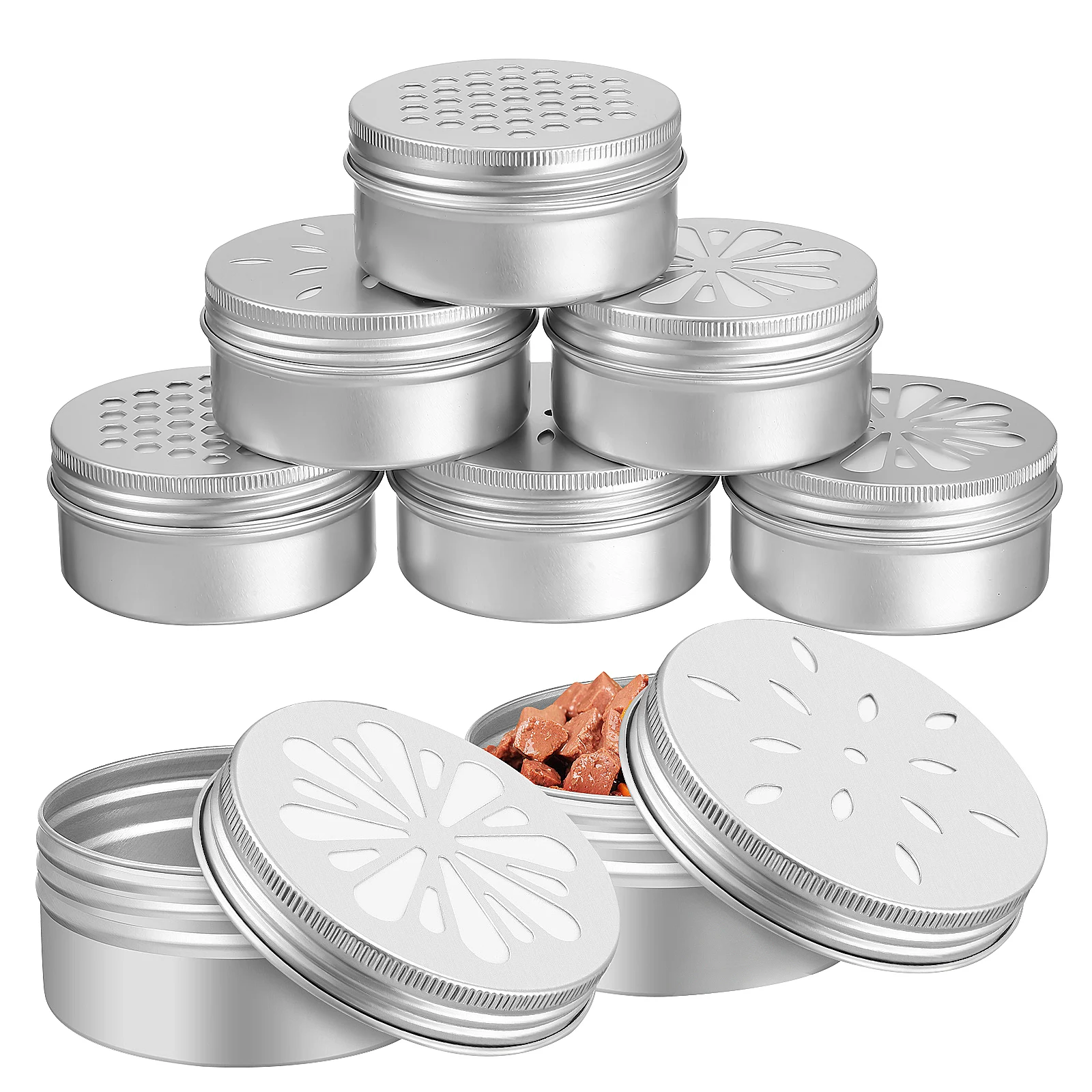 

1 Dog Nose Training Container Leak Proof Metal Tin with Aroma Holes Enhanced Scent Release for Canine Agility Exercises Training