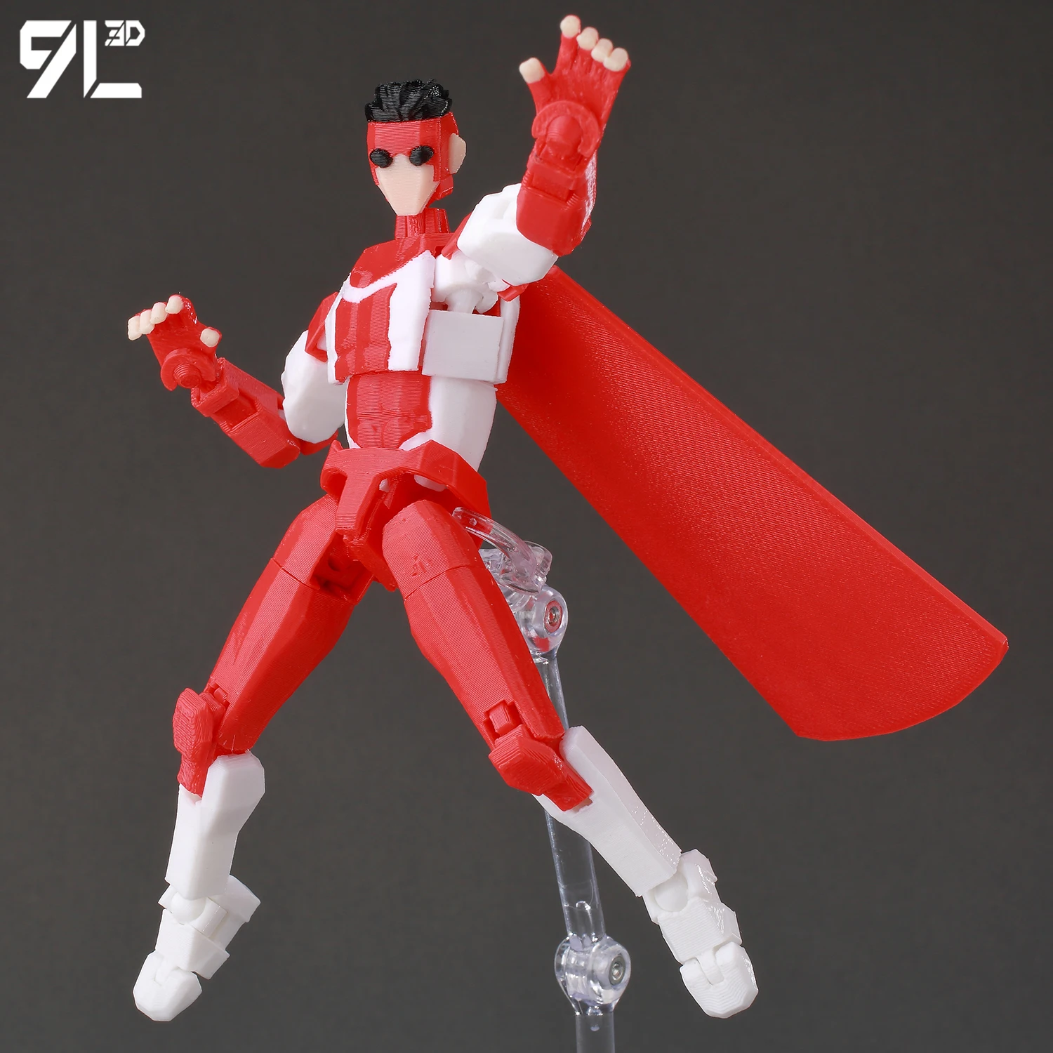 9L3D 傑出 T13 マーク RedWhite スーツ Dummy13 アニメアクション