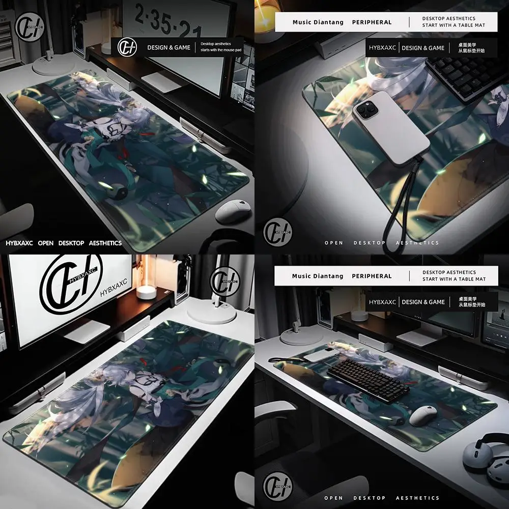 

1pc Fu Hua Houkai Gakuen 2 Mouse Mat Desk Mat With Pad Gaming Accessories Prime Gaming XXL Keyboard Pad
