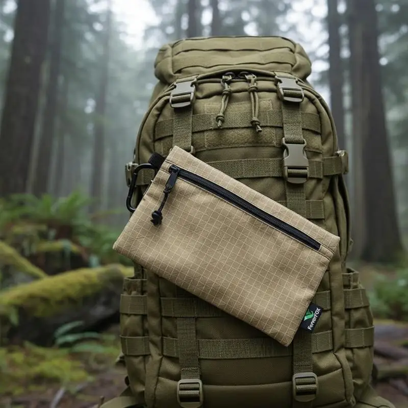 Lightweight Outdoor Storage Bag with Zipper Perfect Waterproof Wallet for Travel