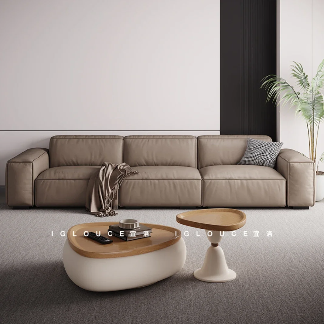 Modern Minimalist Lello Coffee Table Living Room Home Wood Color Combination Tea Table Cream Style