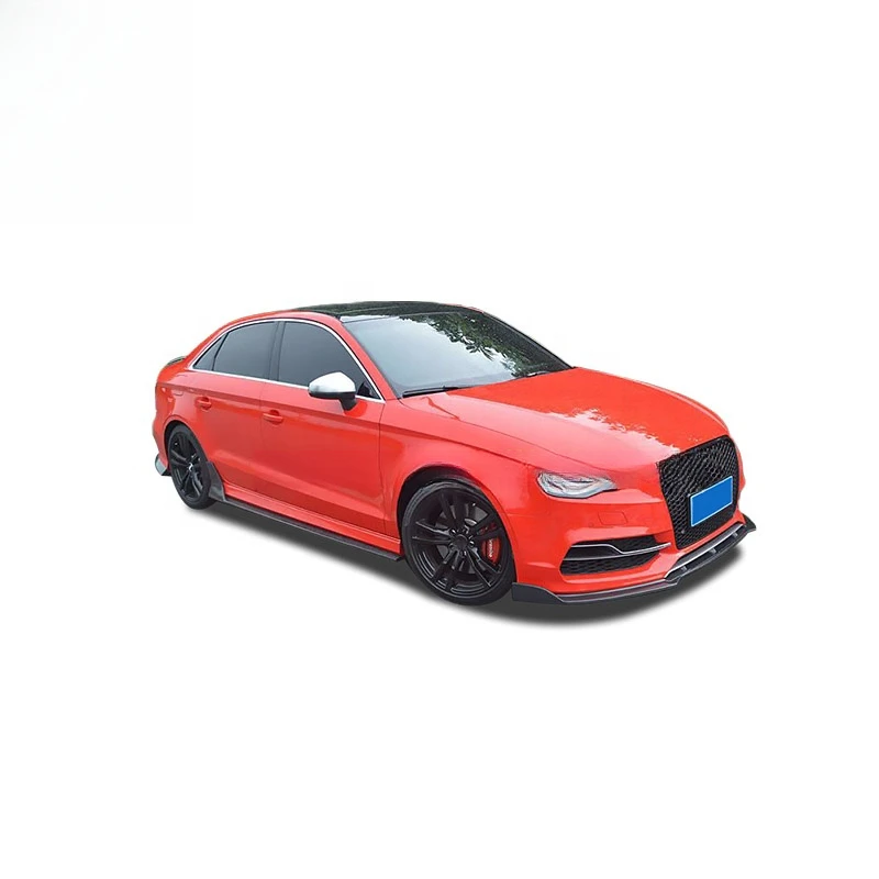 High Quality Durable Carbon Fiber Front Lip Rear Lip Side Skirts Spoiler Diffuser Fender Flares Body Kit Fit A3 S3