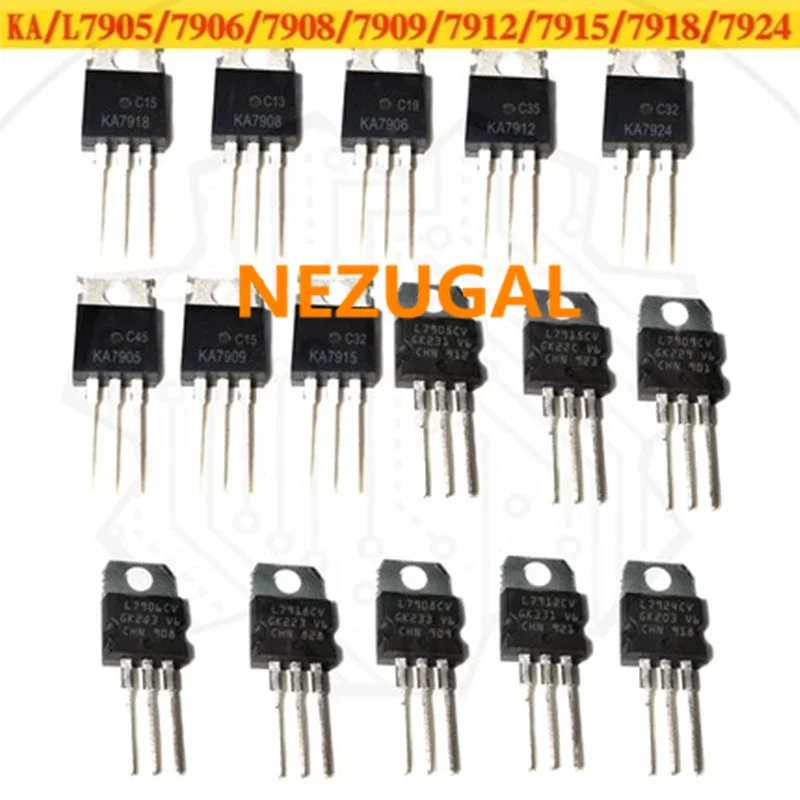 

10 шт. L7805CV TO220 L7805 TO-220 L7806CV L7808CV L7809CV L7812CV L7815CV L7824CV L7905CV L7908CV L7909CV L7912CV L7915CV L7924CV