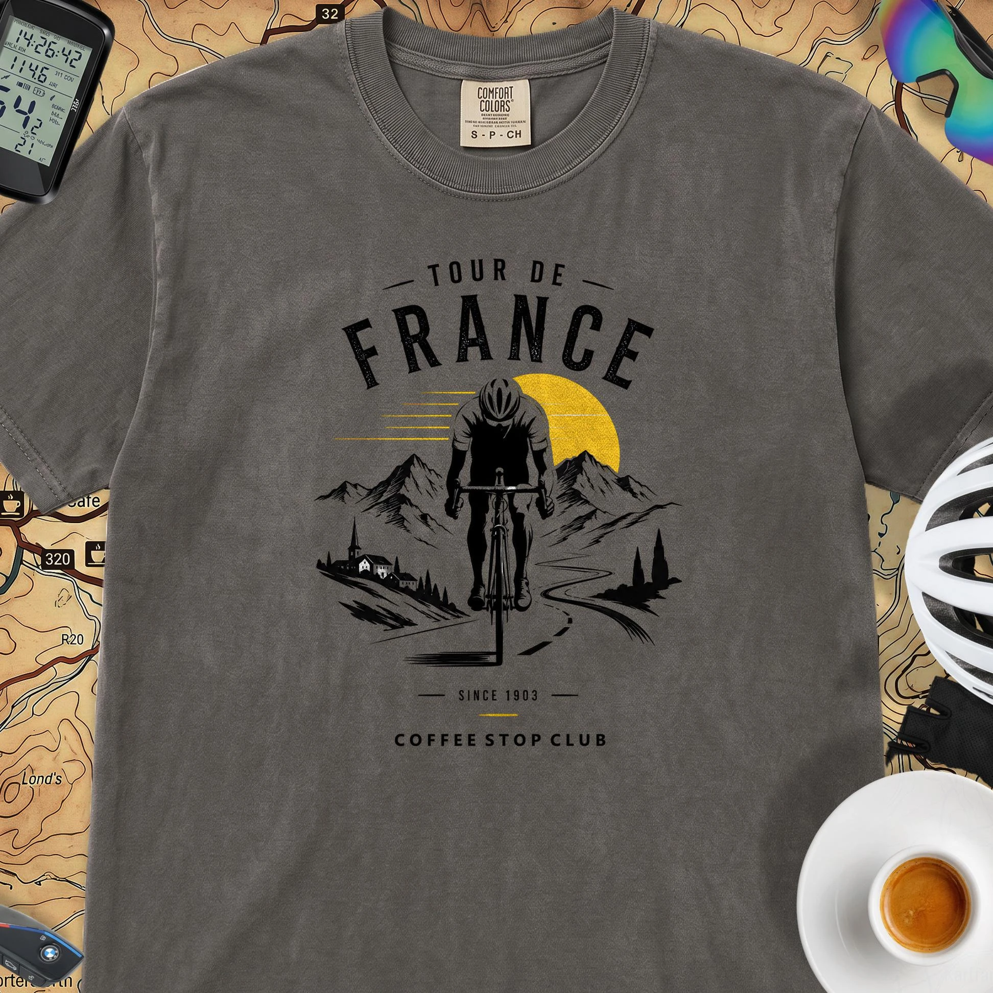 Tour De France Cycling T-shirt 2026 Summer Men's Women's Oversized Retro Pure Cotton Graphic T-shirt Fashion Y2k Clothing