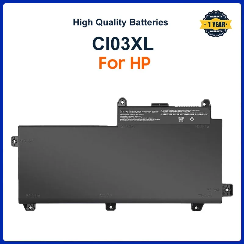 CI03XL Battery For HP ProBook 640 G2 645 G2 650 G2 655 G2, 640 G3 645 G3 650 G3 655 G3 HSTNN-UB6Q 801554-001