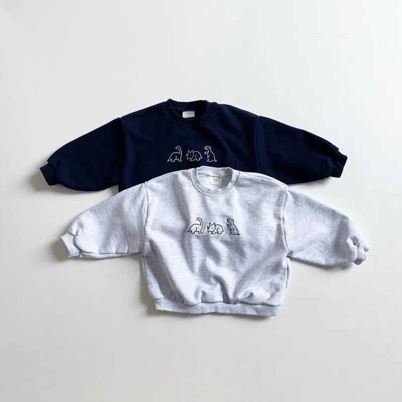 Fashion Baby Casual Sweatshirts Cotton Long Sleeve O-Neck Top Spring Autumn Infant Clothes