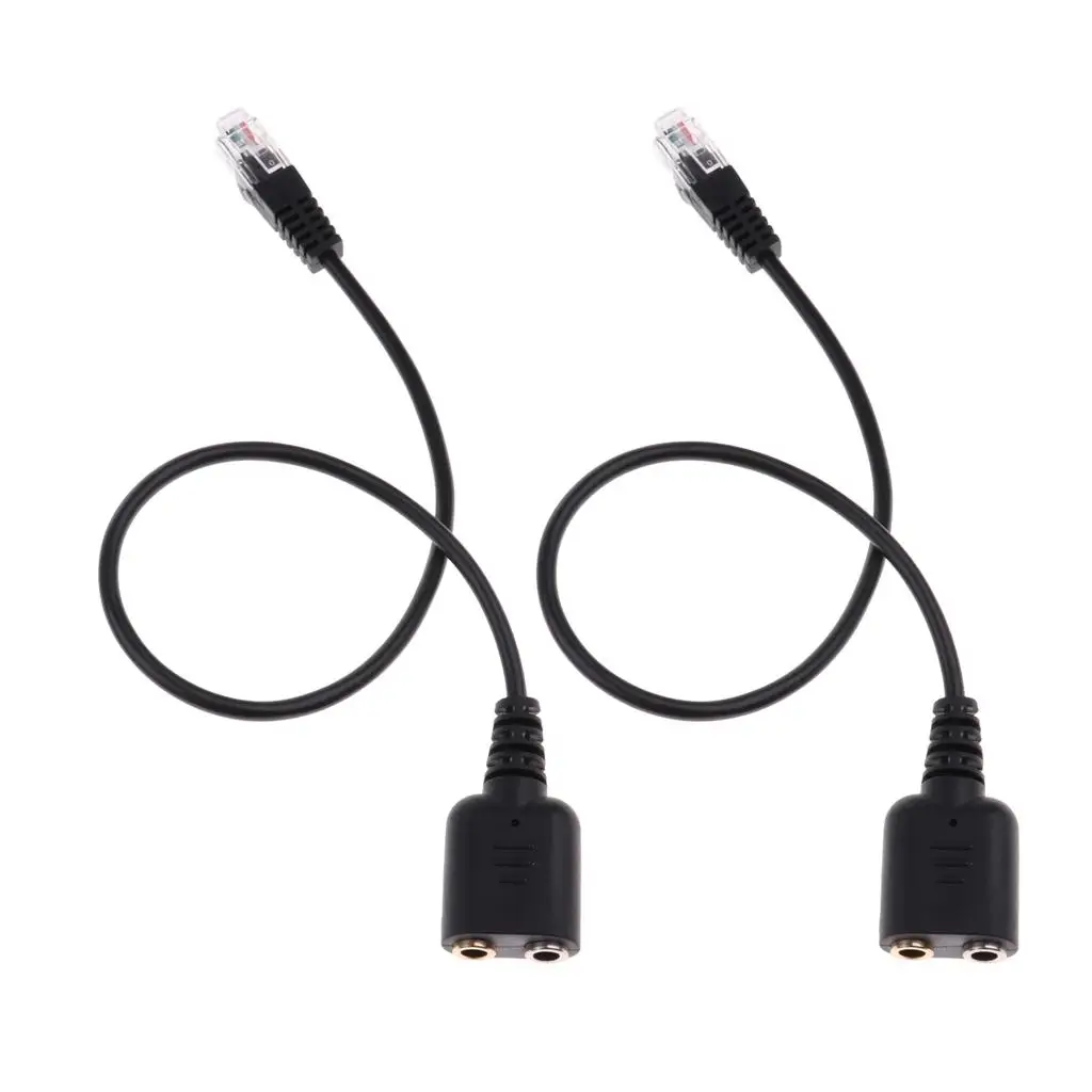 Dual 3.5Mm To RJ9 A…
