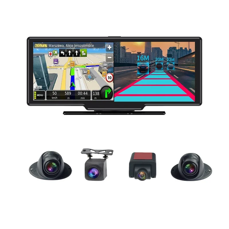 

Hot Sale T99P Android 8.1 2+32G 4g Truck Dashcam Car Camera Fit 9-36V With Wifi Gps Tracking 4g Live Streaming 4 Cams Record