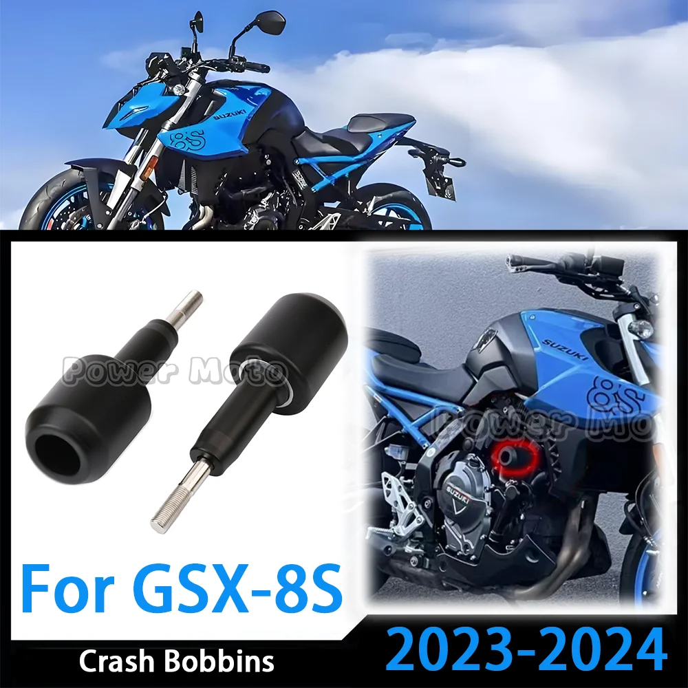 

Motorcycle CNC Falling Protection Frame Slider Fairing Guard Anti Crash Pad Protector Fit For GSX-8S GSX 8S 2023-2025