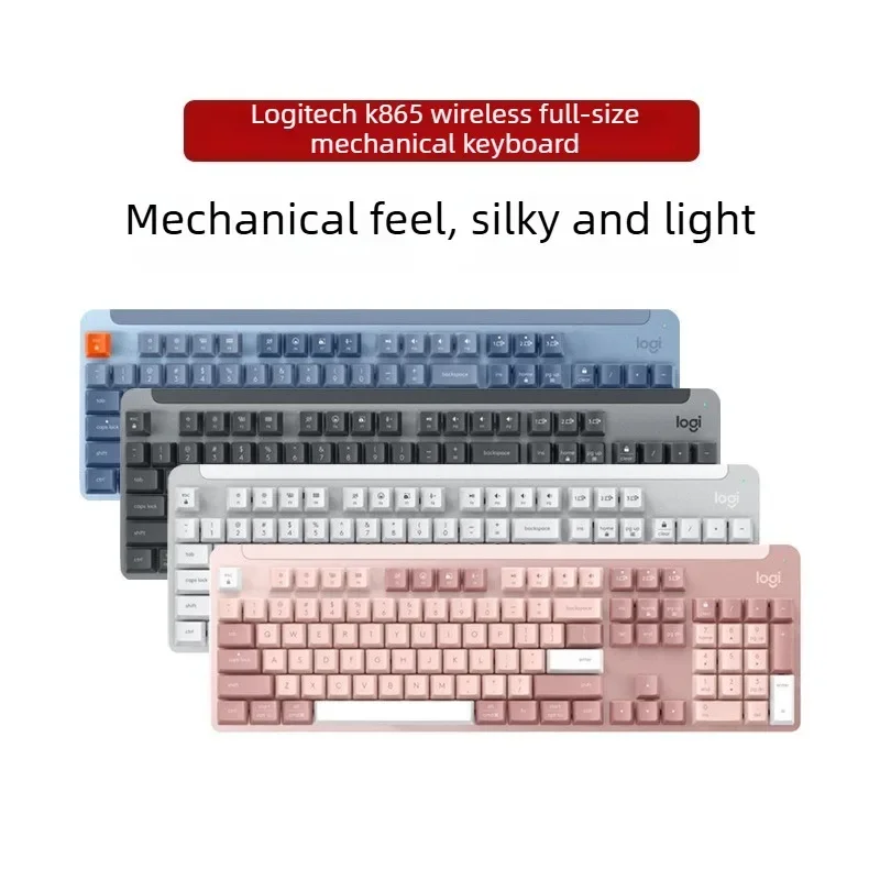Logitech K865 Wireless Mechanical Keyboard 104-key Full Size TTC Red Switch Dual Wireless Office Gaming Keyboard