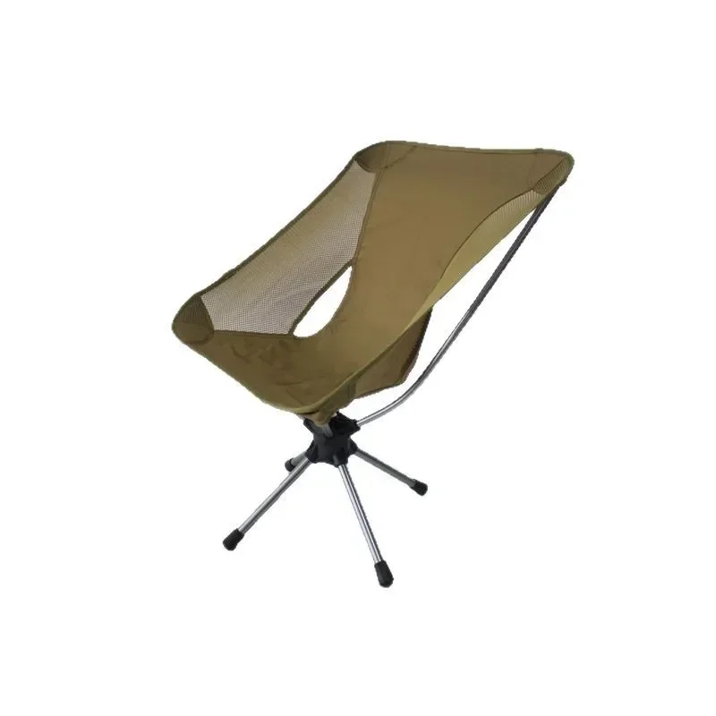 

2025 Новый складной стул для кемпинга на открытом воздухе, портативный съемный стул из алюминиевого сплава для кемпинга, вращающийся лунный стул