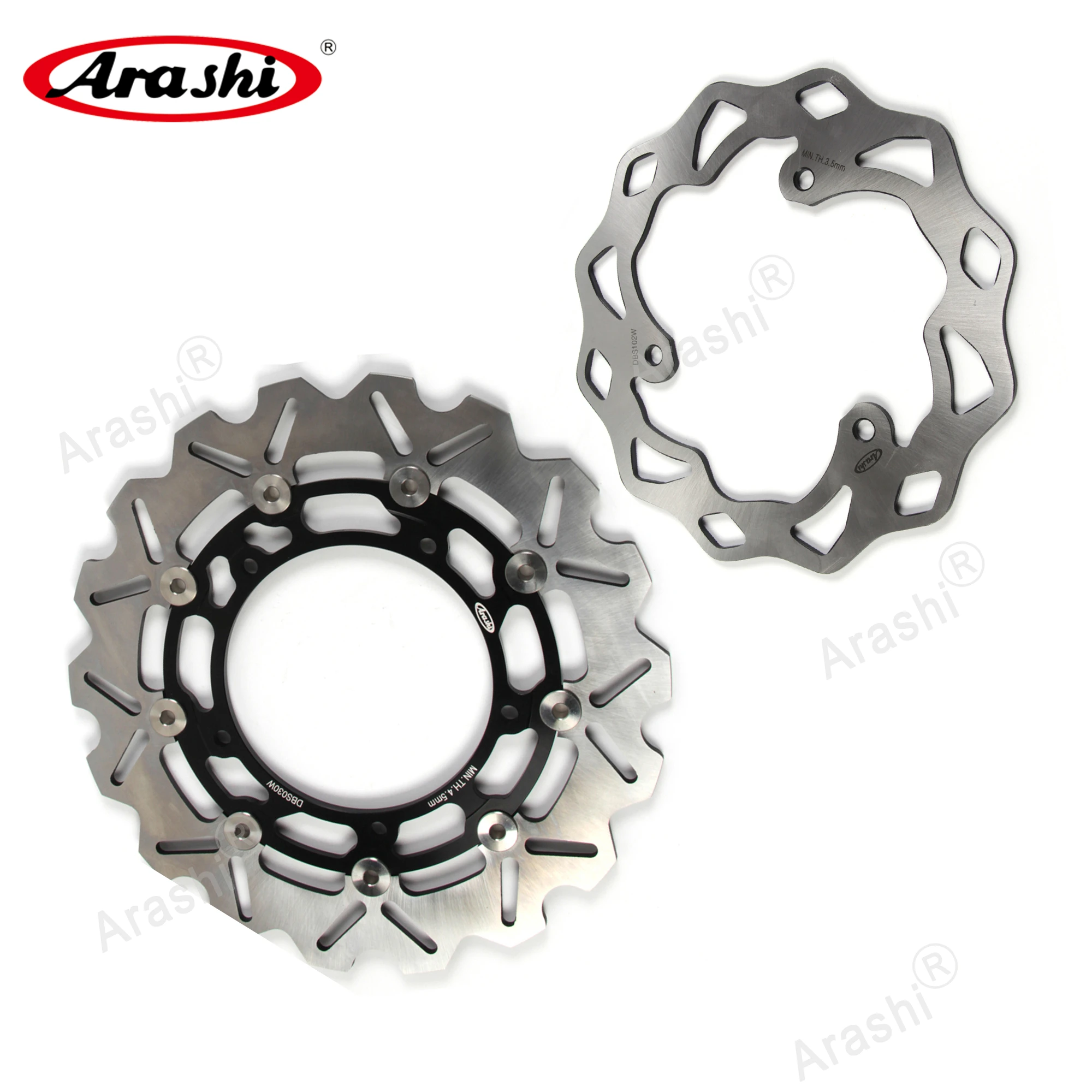 ARASHI MT03 ABS 2016-2019 CNC Floating Front Rear Brake Rotor For YAMAHA MT-03 MT 03 2016 2017 2018 2019  / YZF-R3 ABS 320 2017