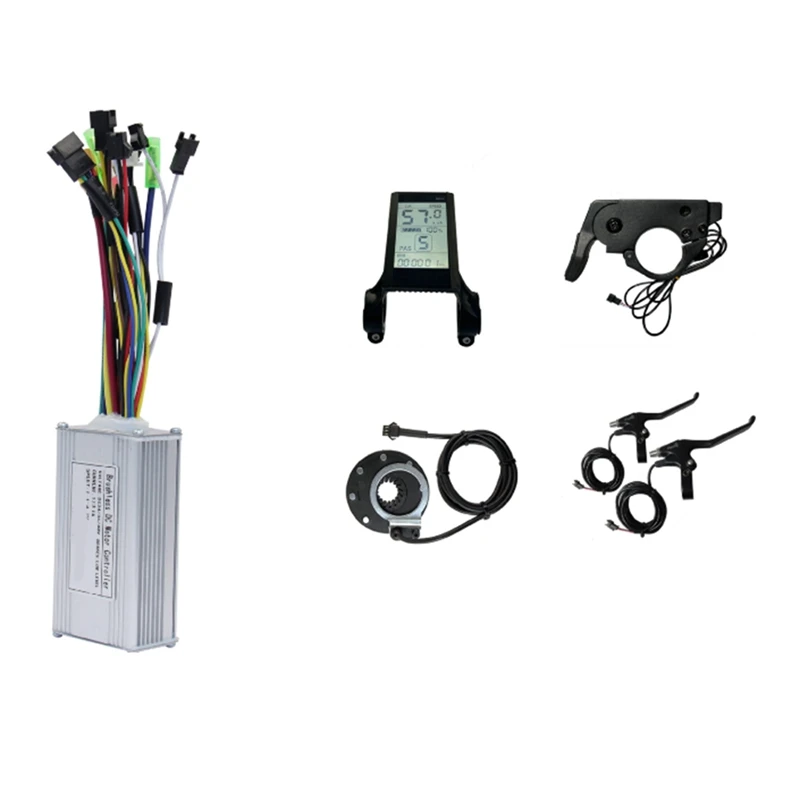 

Three Mode Controller Kit Electric Bicycle Electric Scooter Kit S830 Display Sine Wave Controller 36/48V 17A 350W