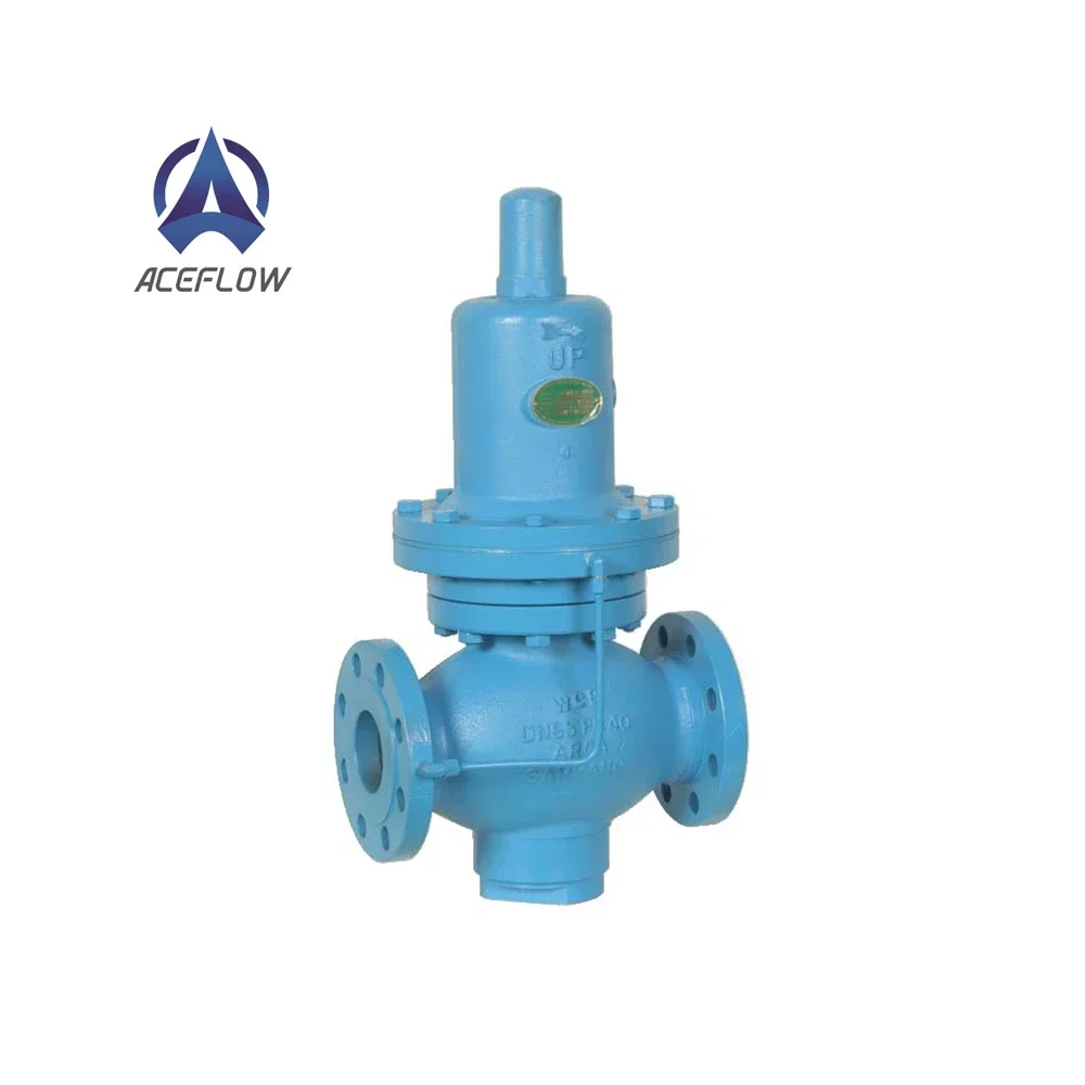 Válvula reductora de presión WCB de 20 barras de fácil instalación para uso de protección contra incendios