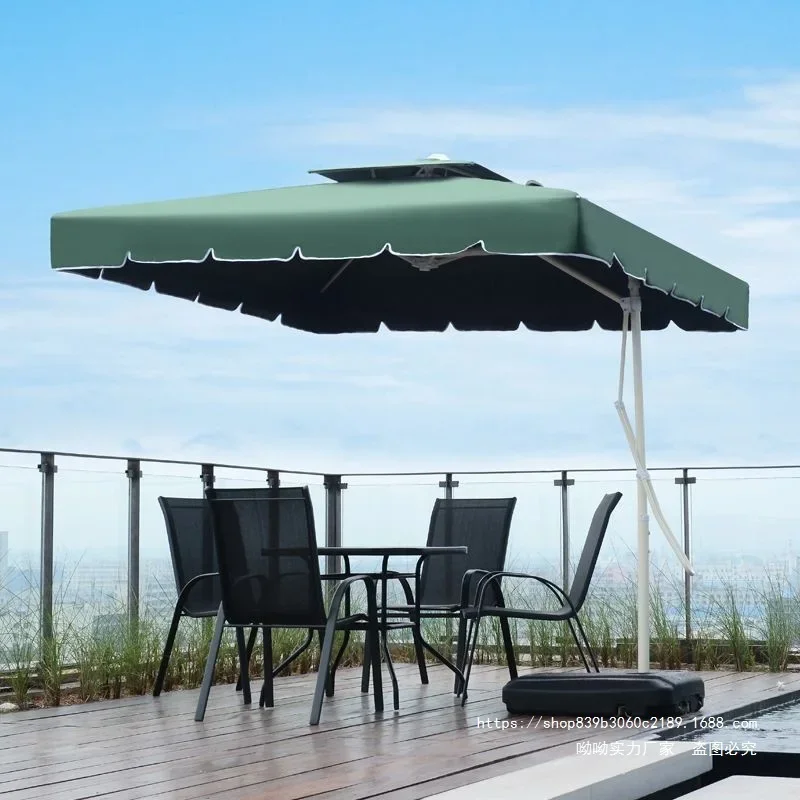 Outdoor umbrella, sunshade, large yard courtyard umbrella, rain and shine stall, commercial vinyl balcony, fishing