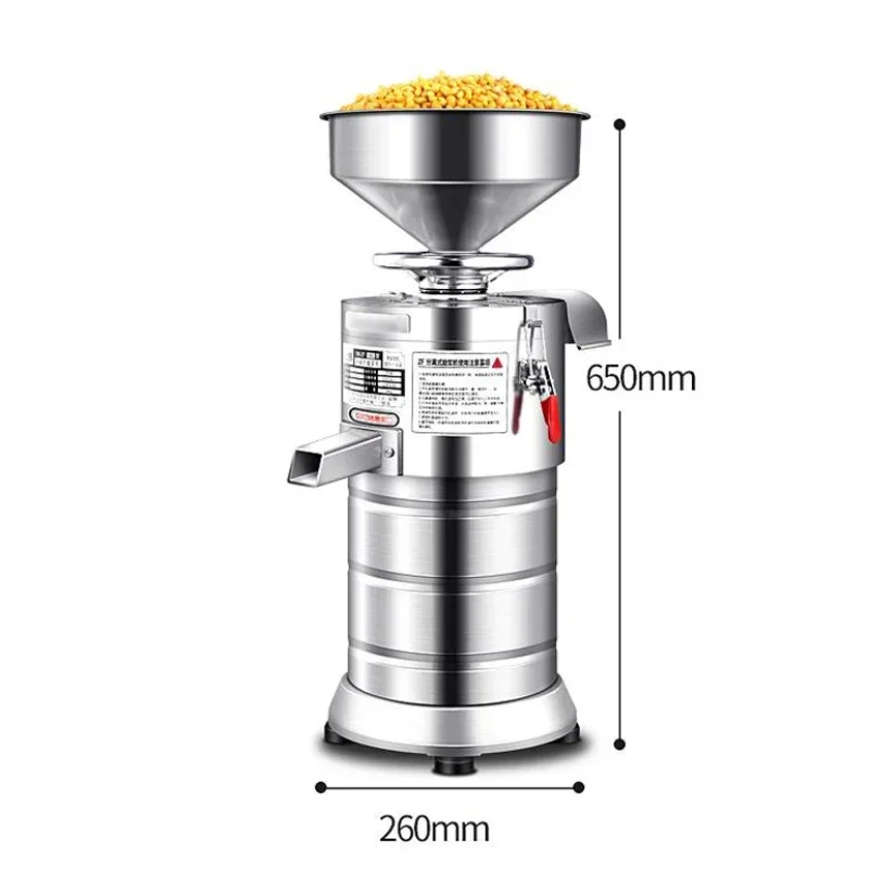 Automatic Freshly Grinding Refiner Multifunctional Soy Milk Machine 220V/750W Electric Soybean Peanut Butter Grinder