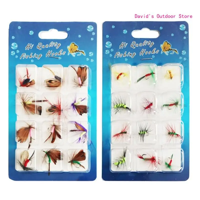 

Fishing Dry/Wet Fly Swimbaits Boats Topwater Fishing Insect Fly Fishing Lures X3UA