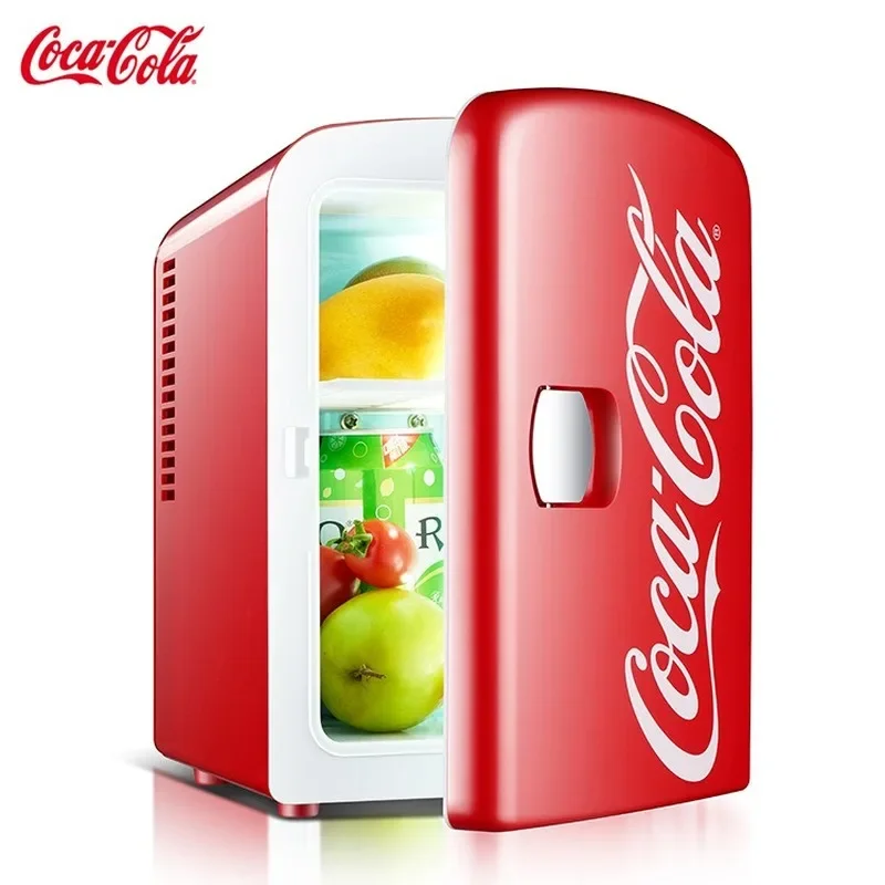 4L Portable Fridge Mini Fridges Heladera Small Fridge Vehicle Refrigerator Mini Refrigerator Cold and Heating Box 12V/220V