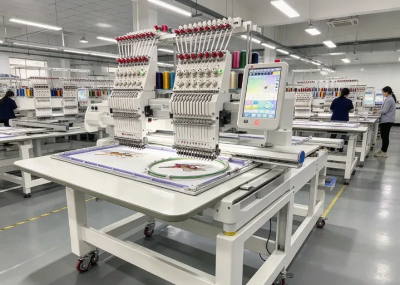 High Speed Monogram Machine Embroidery With Large Sewing Field And Auto Tension For Towel And Robe Personalization Italy