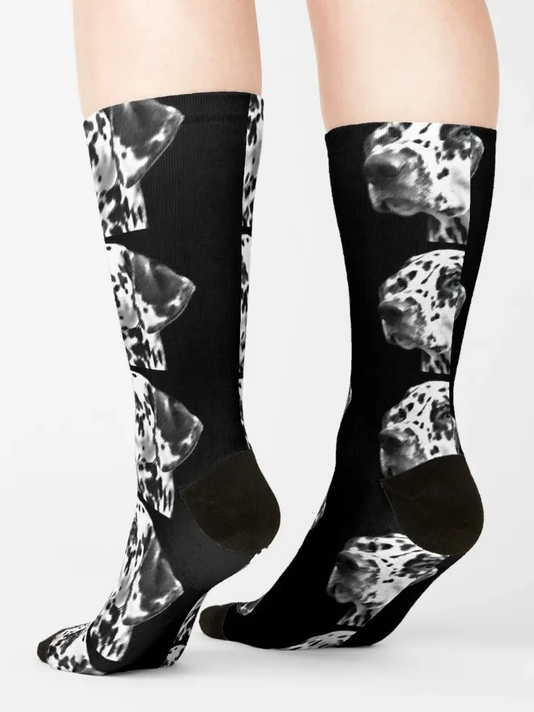 Dalmation Desighn-Calcetines de compresión para hombre y mujer, medias para correr, medias móviles