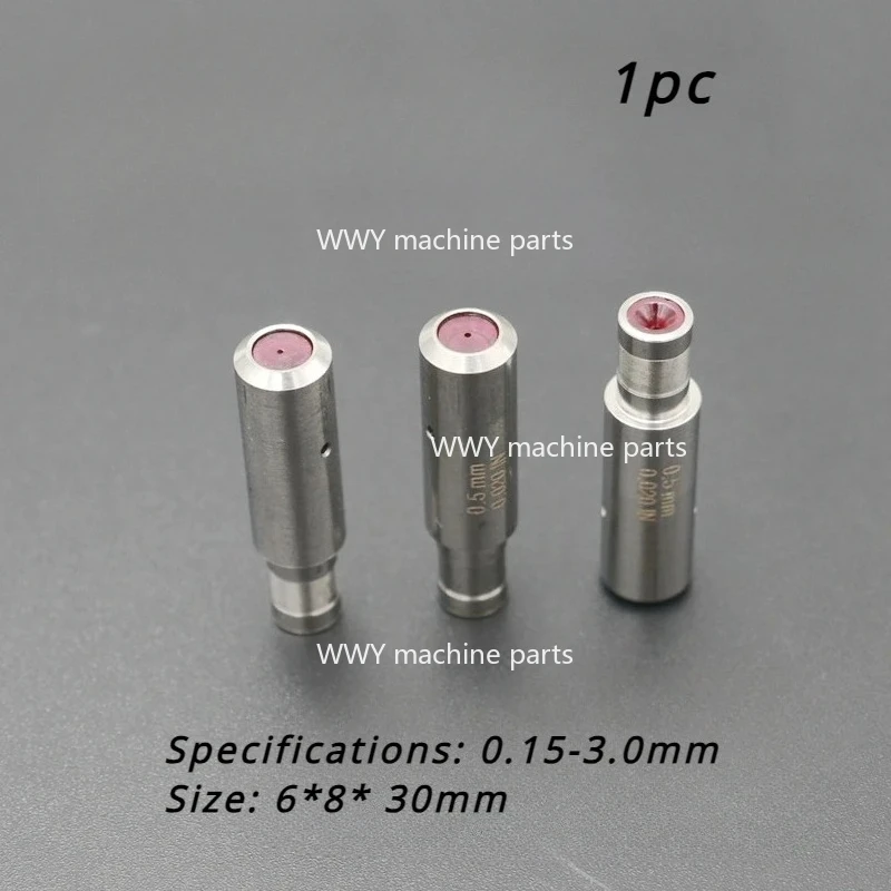 Suitable for Wire Cutting Machine WEDM Electrode Tube Conductive Mold 6 * 8 * 30mm Ceramic Diameter 0.30mm To 3.0mm
