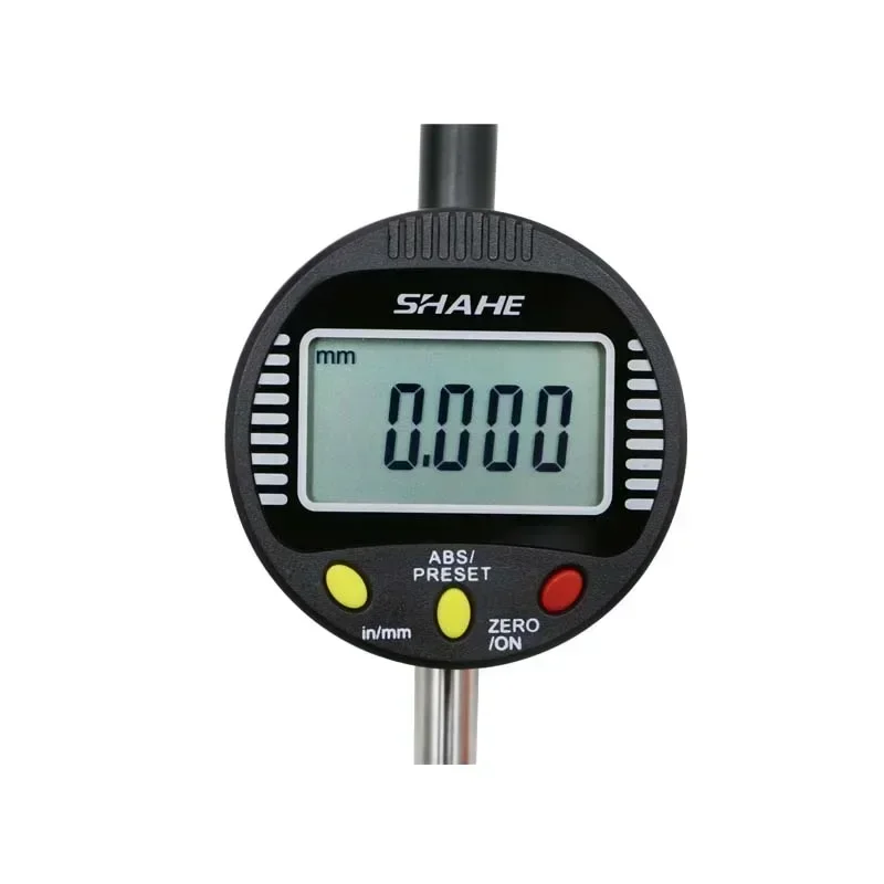 Shahe 0-50 mm Digital Gauge Indicator Micron Dial Indicator Digital Dial Indicator 0.001 mm Dial Gauge