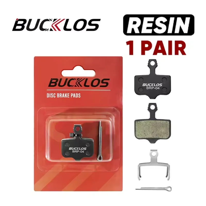 BUCKLOS Fahrrad-Scheibenbremsbeläge für SRAM Avid MTB Rennrad Hydraulische Bremsbeläge Langlebige Verschleißfeste Bremsbeläge Fahrradzubehör