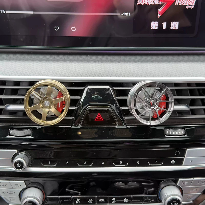 

Alloy Wheel Model Suitable for RAYS series Rotatable Forged Car Air Vent Magnetic Wheel Hub Ornament Creative Toy