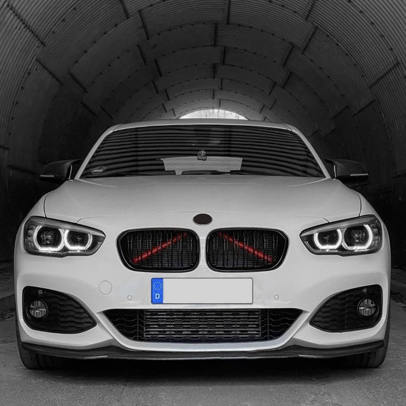 1 Pair Car Front Grille Trim Strips Sport Style Grille Trim Strips Cover For Bmw F25 F26 X3 X4 2011-2018 Car Strip Decorations