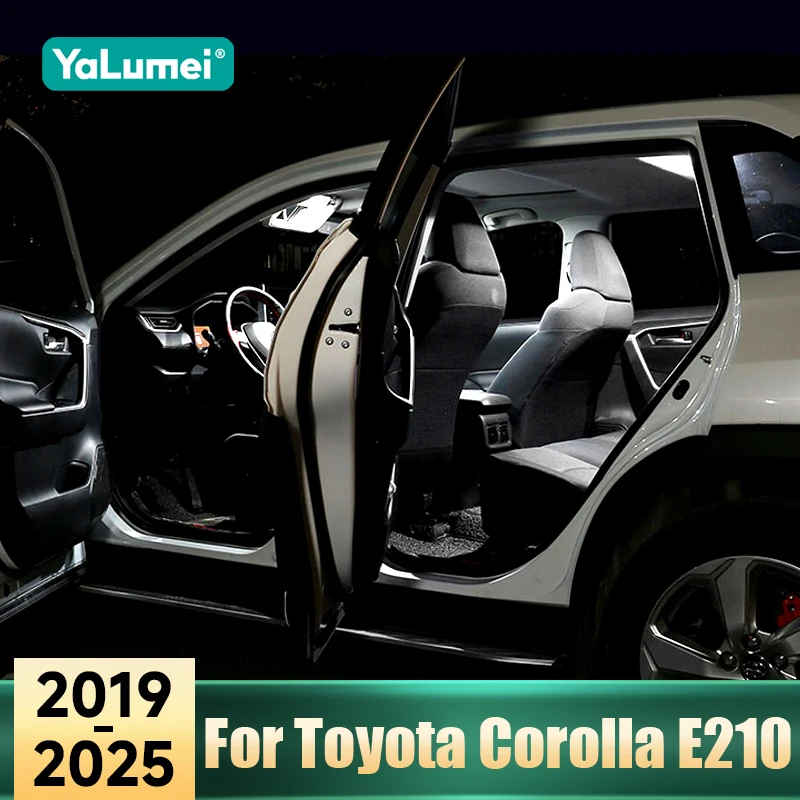 

Для Toyota Corolla E210 2019-2025: Комплект из 11 светодиодных ламп для салона и багажника, аксессуары для освещения