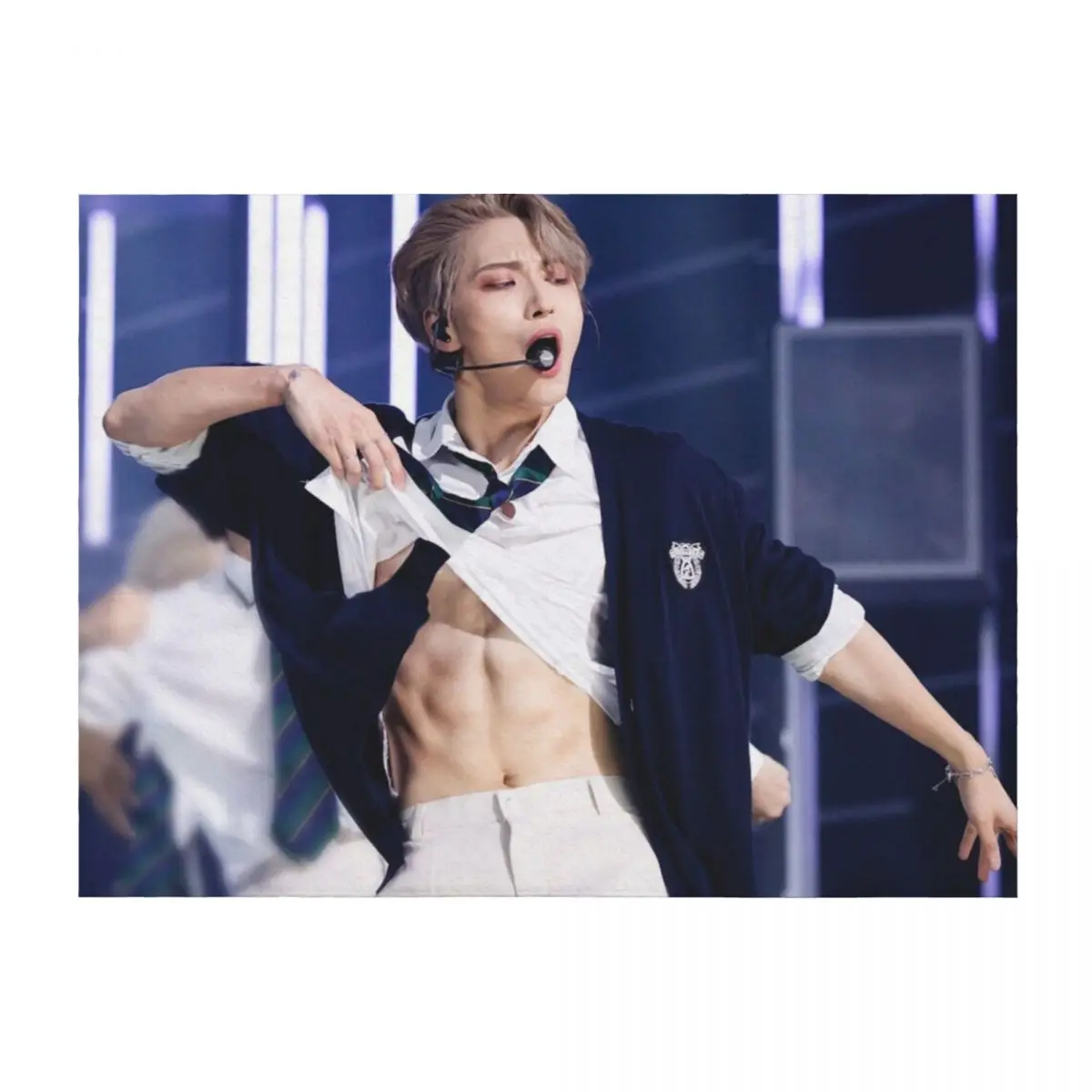 

Ateez Seonghwa Throw Blanket Luxury Throw Thins Weighted Blankets