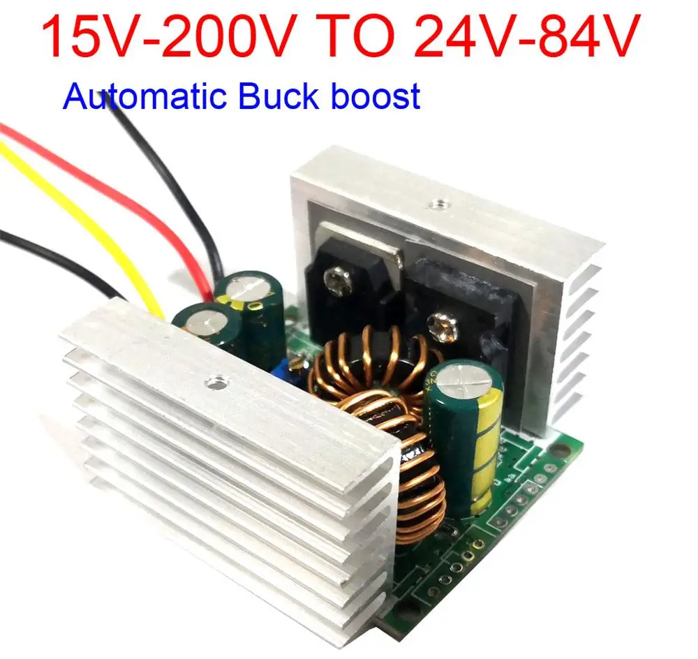 DC-DC Buck boost Converter 15V-200V 96V 84V 72V 60v 48v 36v 19V 24V-96V CC CV Voltage Regulated Power battery Charging