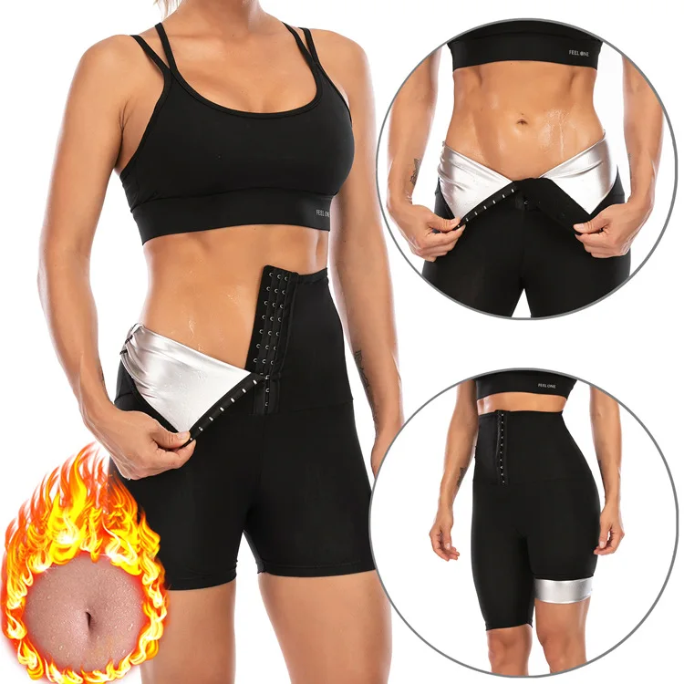 Europe and The United States Waist Waist High-waisted Hip Fitness Pants Sweat Pants Ladies Exercise Body Shaping Hip Panties