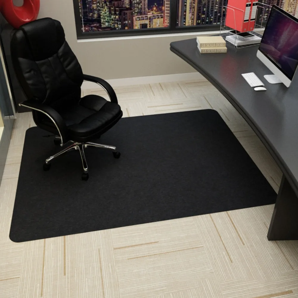 High Quality Non Adhesive Office Chair Mat Self-adhesive Anti Slip Rolling Wheelchair Carpet Floor Protector Carpet Home Office