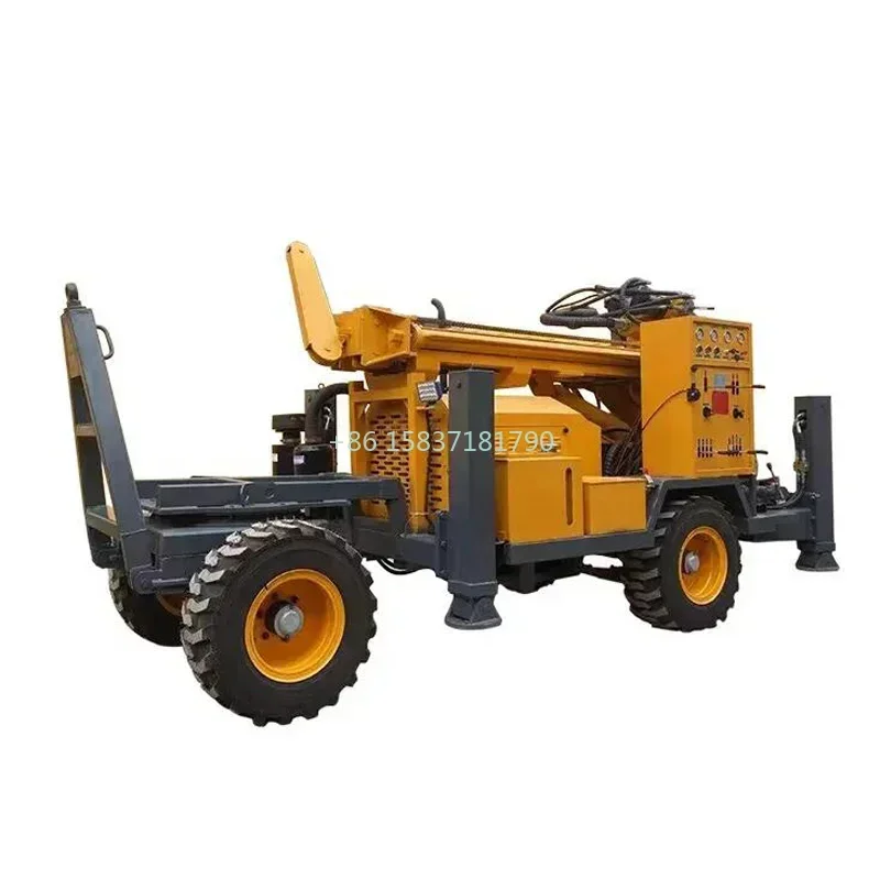 Low Cost Water Well Drilling Rig Machine Price High Speed 150 Meter Deep Bore Hole Drill Rig for Water Well Drilling Machinery